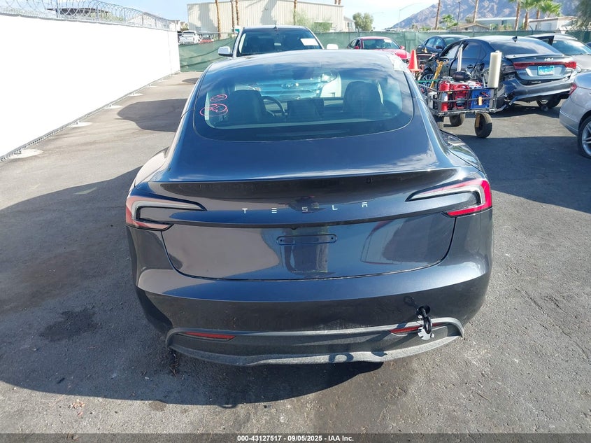 2024 Tesla Model 3 Long Range Dual Motor All-Wheel Drive/Rear-Wheel Drive VIN: 5YJ3E1EA1RF782328 Lot: 43127517