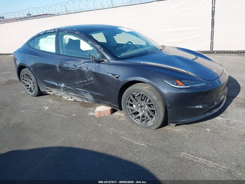 2024 Tesla Model 3 Long Range Dual Motor All-Wheel Drive/Rear-Wheel Drive VIN: 5YJ3E1EA1RF782328 Lot: 43127517