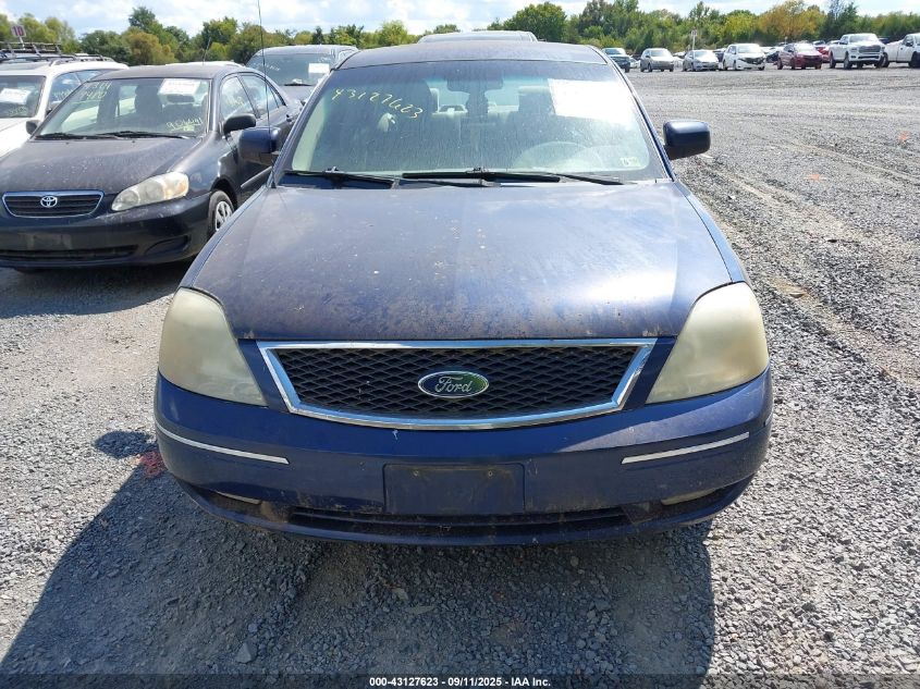 2005 Ford Five Hundred Sel VIN: 1FAHP24195G145457 Lot: 43127623