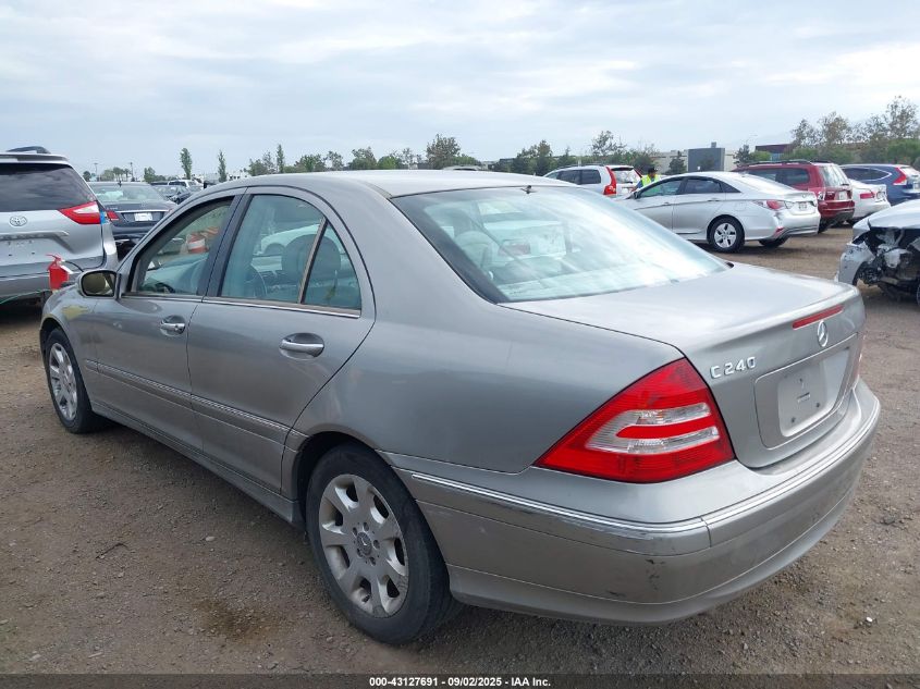 2005 Mercedes-Benz C 240 Luxury VIN: WDBRF61J15A789470 Lot: 43127691
