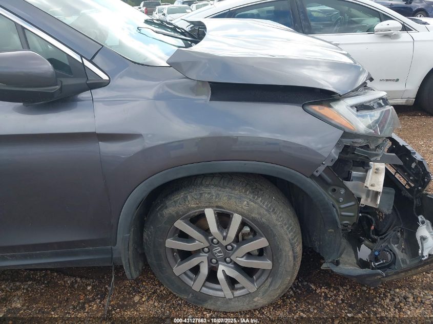 2021 Honda Pilot 2Wd Ex-L VIN: 5FNYF5H52MB013094 Lot: 43127863