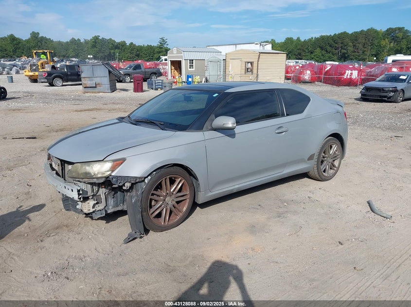 2012 Scion Tc silver coupe gasoline JTKJF5C71C3043654 photo #3