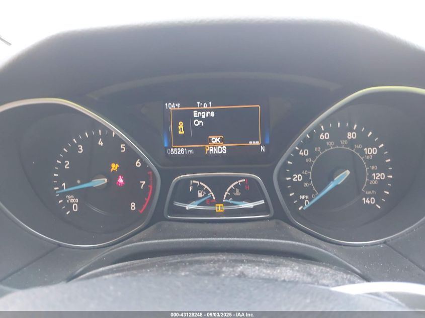 2017 Ford Focus Sel VIN: 1FADP3M25HL341484 Lot: 43128248