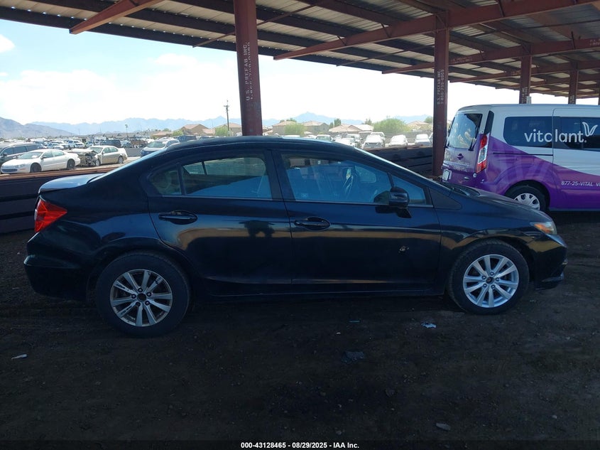 2012 Honda Civic Ex VIN: 19XFB2F87CE356552 Lot: 43128465