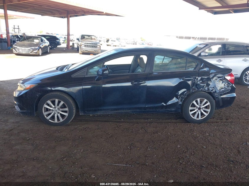 2012 Honda Civic Ex VIN: 19XFB2F87CE356552 Lot: 43128465
