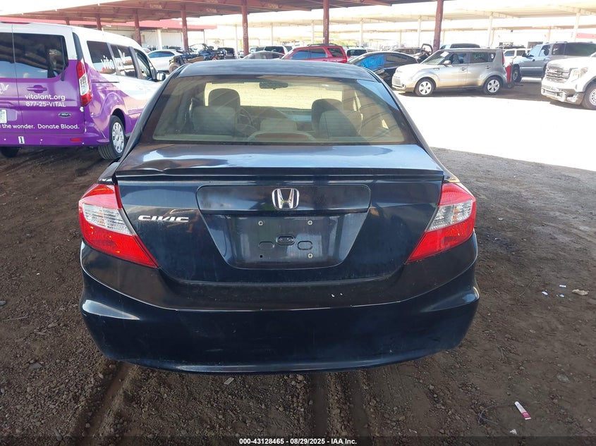 2012 Honda Civic Ex VIN: 19XFB2F87CE356552 Lot: 43128465