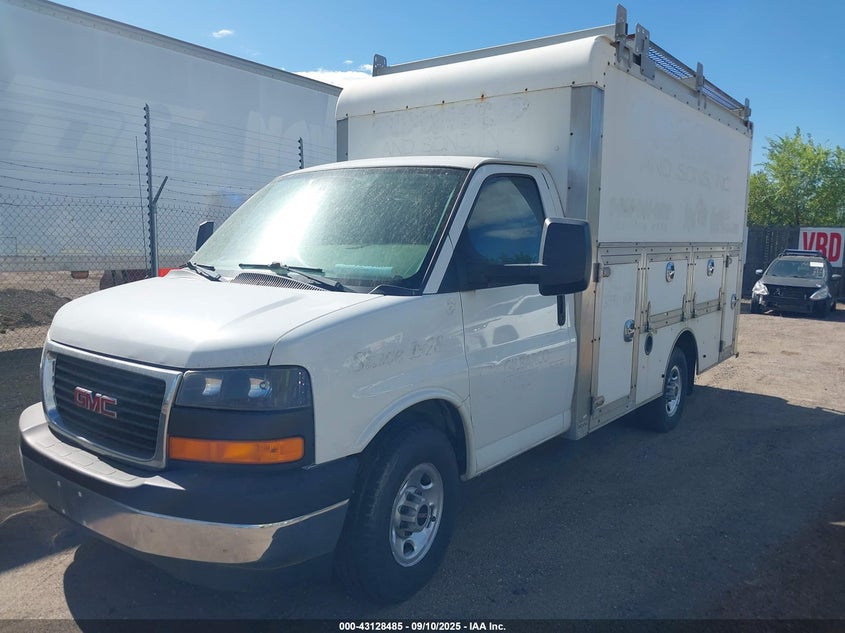 2018 GMC Savana Work Van white other null 1GD07RFG9J123517 photo #3