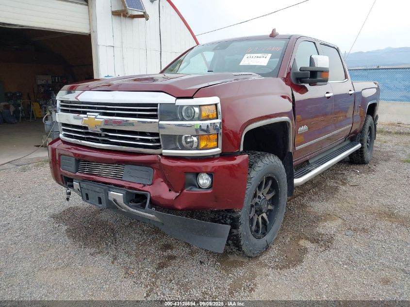 2016 Chevrolet Silverado 3500Hd High Country VIN: 1GC4K1E85GF166330 Lot: 43128694