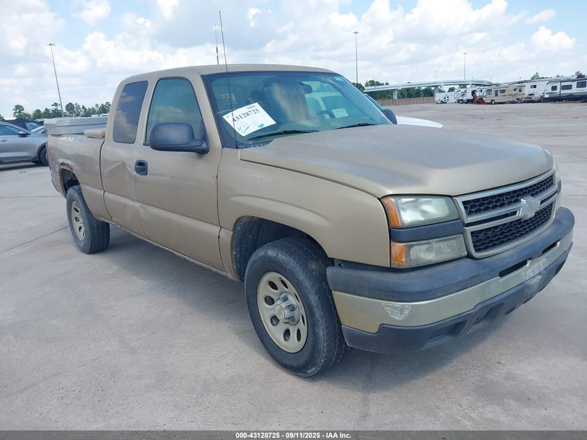 2006 Chevrolet Silverado 1500 Work Truck beige truck gasoline 1GCEK19V16E126450 photo #1