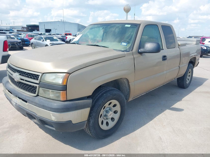 2006 Chevrolet Silverado 1500 Work Truck beige truck gasoline 1GCEK19V16E126450 photo #3