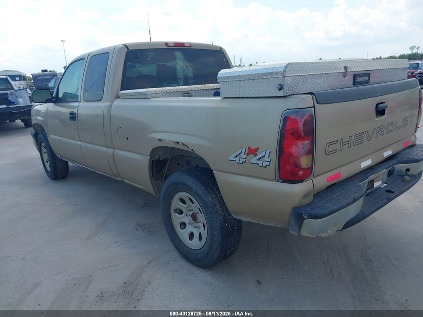 2006 Chevrolet Silverado 1500 Work Truck beige truck gasoline 1GCEK19V16E126450 photo #4