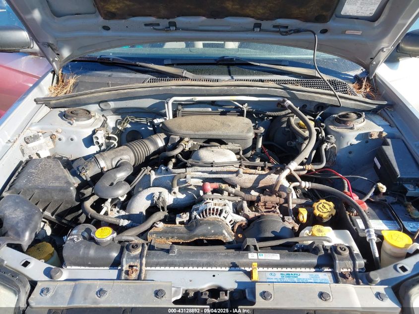 2006 Subaru Forester 2.5X VIN: JF1SG63646H759886 Lot: 43128892