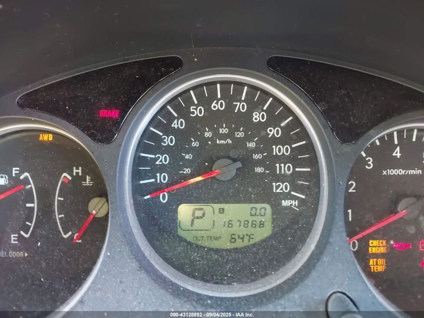 2006 Subaru Forester 2.5X VIN: JF1SG63646H759886 Lot: 43128892