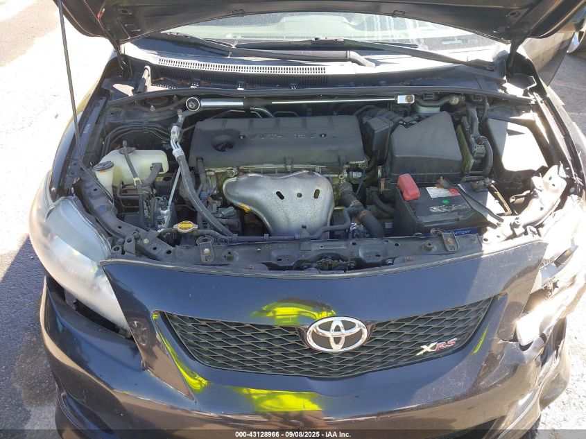 2009 Toyota Corolla Xrs VIN: 2T1BE40E39C025345 Lot: 43128966