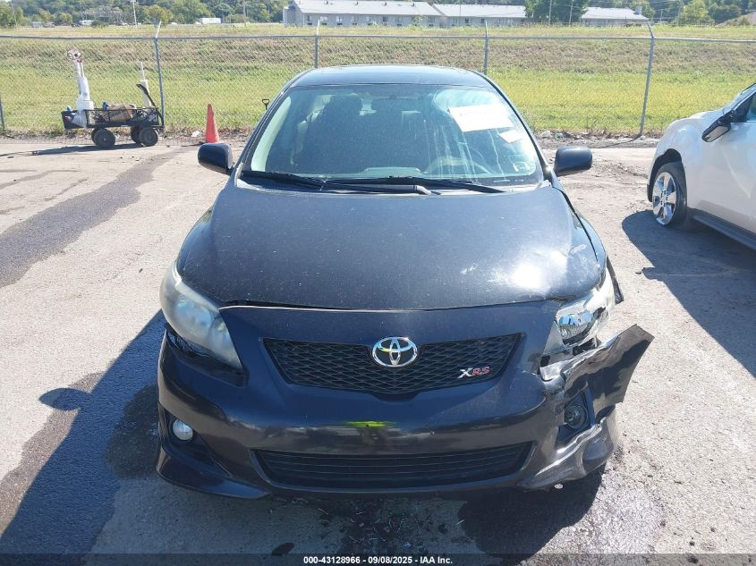 2009 Toyota Corolla Xrs VIN: 2T1BE40E39C025345 Lot: 43128966