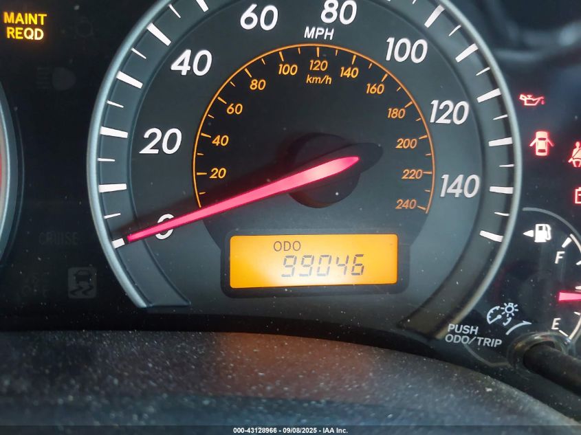 2009 Toyota Corolla Xrs VIN: 2T1BE40E39C025345 Lot: 43128966