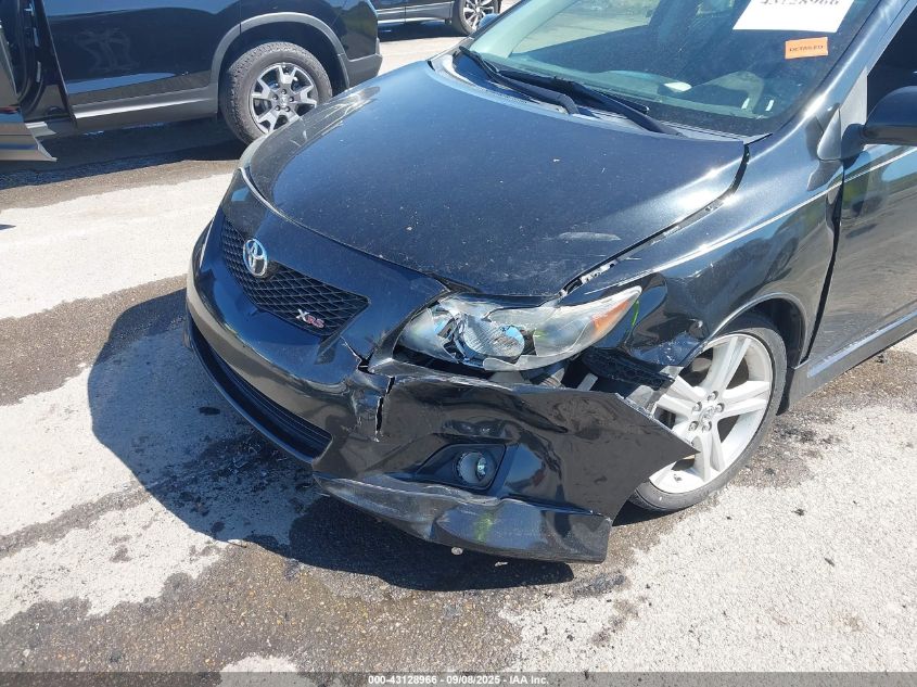 2009 Toyota Corolla Xrs VIN: 2T1BE40E39C025345 Lot: 43128966
