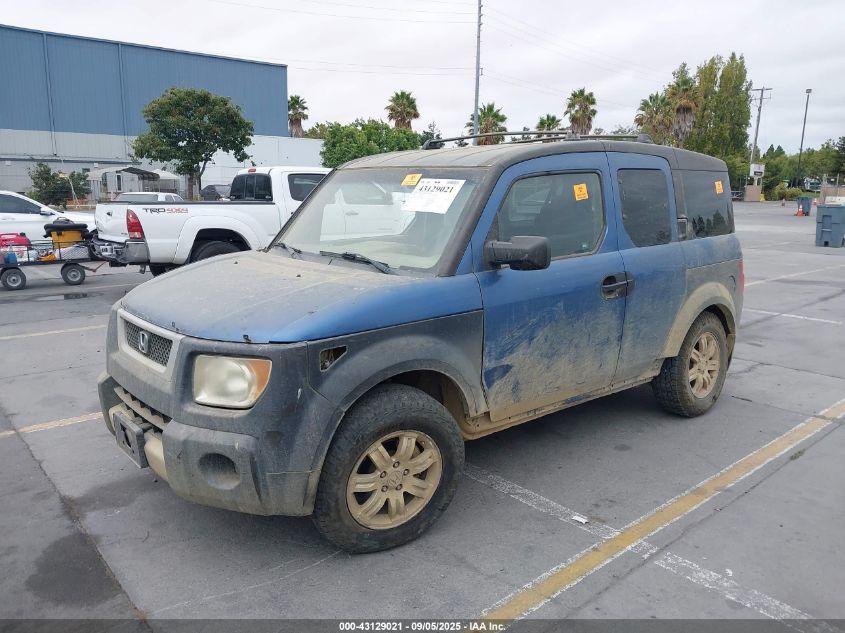 2006 Honda Element Ex VIN: 5J6YH27696L010464 Lot: 43129021