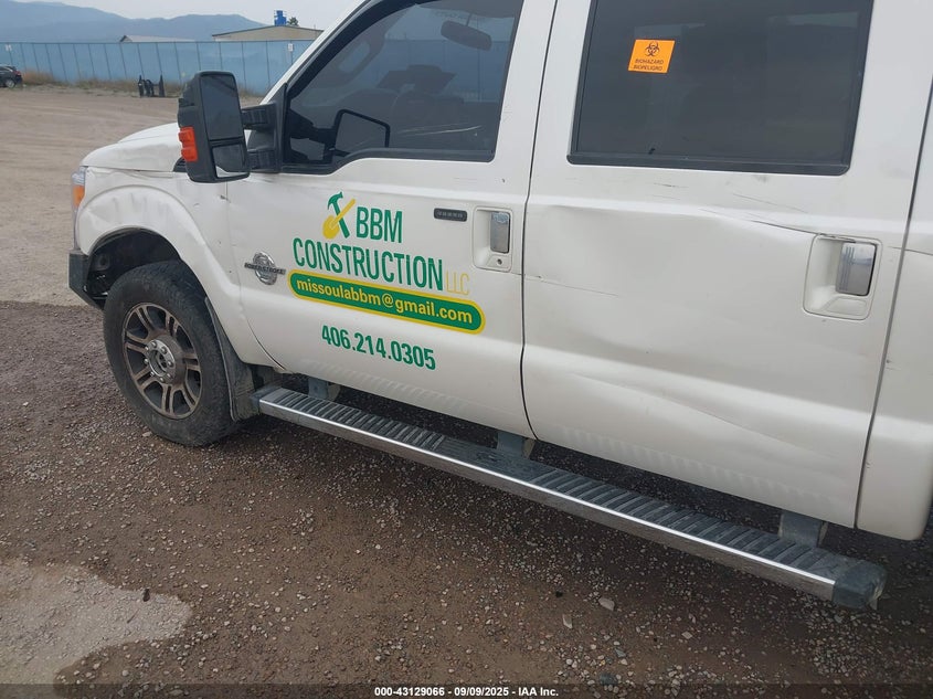 2015 Ford F-350 Lariat VIN: 1FT8W3BT1FED56088 Lot: 43129066