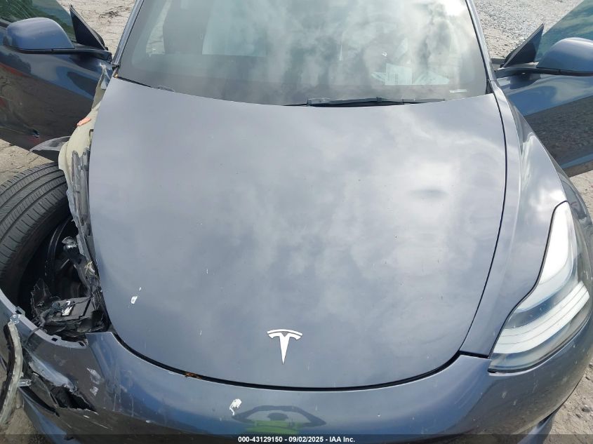 2022 Tesla Model 3 Long Range Dual Motor All-Wheel Drive VIN: 5YJ3E1EB6NF101373 Lot: 43129150