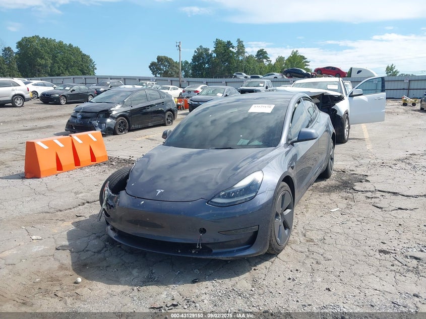 VIN 5YJ3E1EB6NF101373 2022 TESLA MODEL 3 LONG RANGE DUAL MOTOR ALL-WHEEL DRIVE