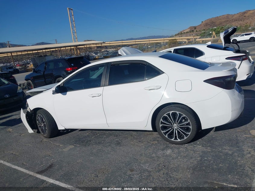 2015 Toyota Corolla S Plus VIN: 5YFBURHEXFP346492 Lot: 43129302