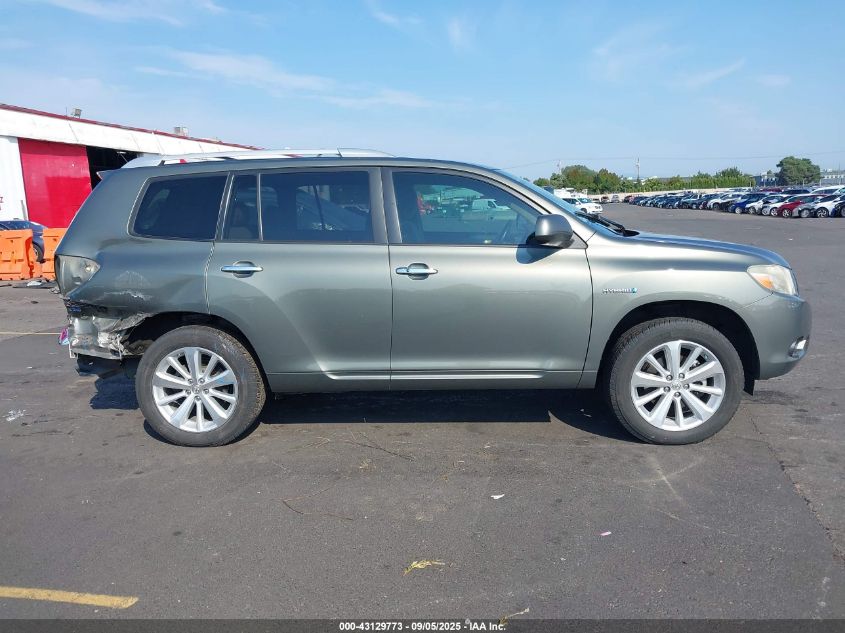 2009 Toyota Highlander Hybrid VIN: JTEEW41A492036211 Lot: 43129773