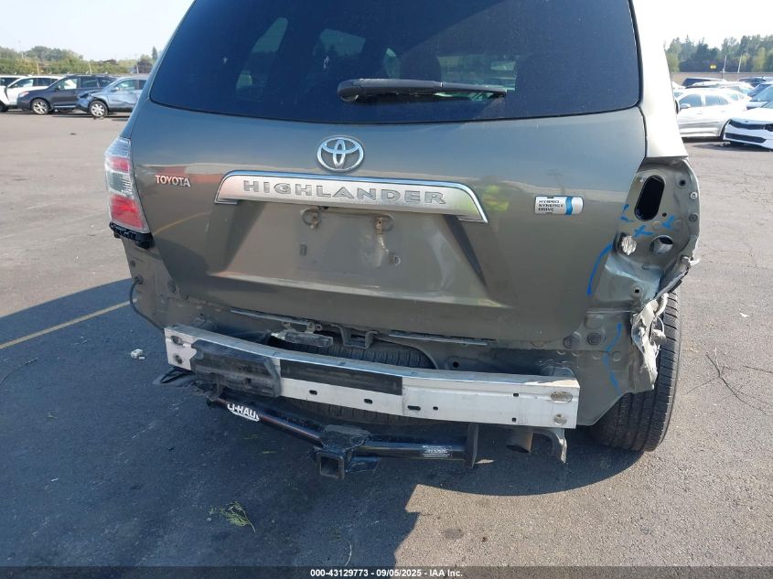 2009 Toyota Highlander Hybrid VIN: JTEEW41A492036211 Lot: 43129773