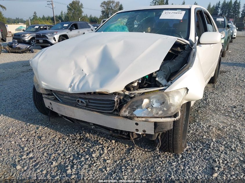 2001 Lexus Is 300 VIN: JTHBD182210006987 Lot: 43129899