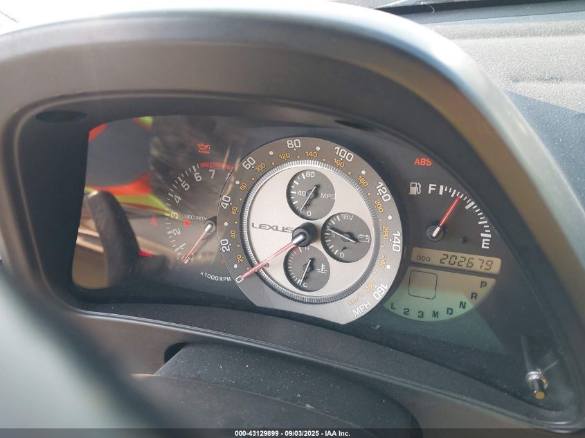 2001 Lexus Is 300 VIN: JTHBD182210006987 Lot: 43129899