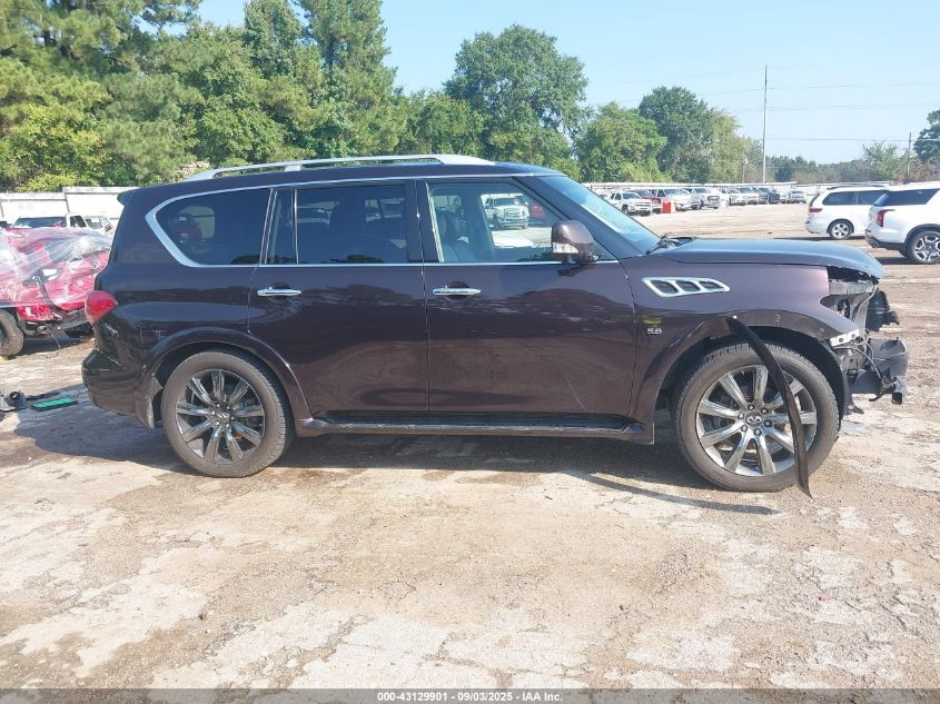 2014 Infiniti Qx80 VIN: JN8AZ2NE8E9062540 Lot: 43129901