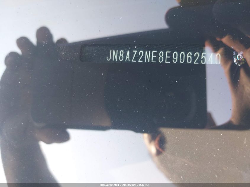 2014 Infiniti Qx80 VIN: JN8AZ2NE8E9062540 Lot: 43129901
