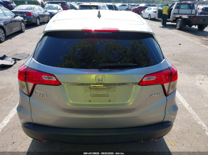 2021 Honda Hr-V Awd Lx VIN: 3CZRU6H31MM709675 Lot: 43130026