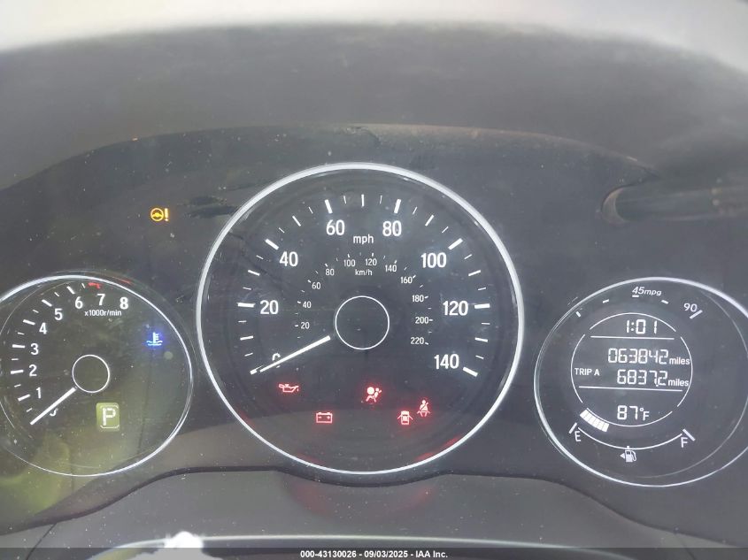 2021 Honda Hr-V Awd Lx VIN: 3CZRU6H31MM709675 Lot: 43130026