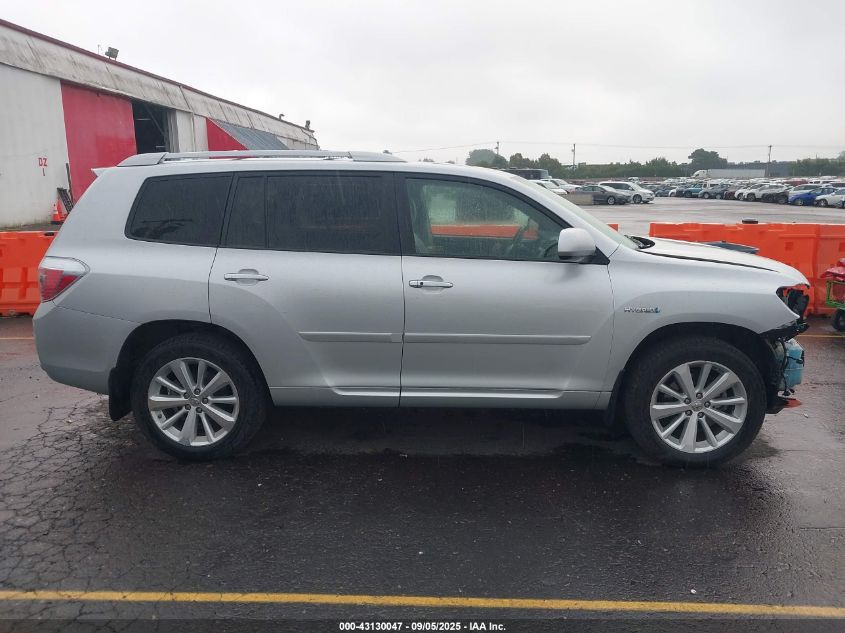 2009 Toyota Highlander Hybrid Limited VIN: JTEEW44A292028295 Lot: 43130047