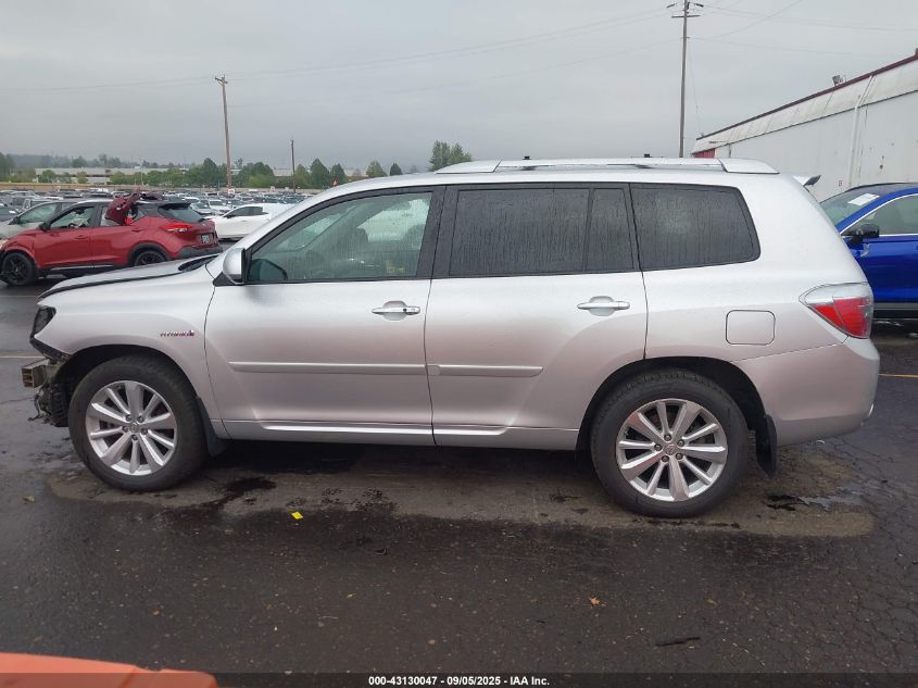 2009 Toyota Highlander Hybrid Limited VIN: JTEEW44A292028295 Lot: 43130047