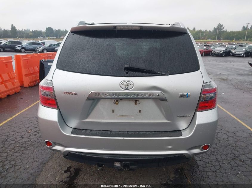 2009 Toyota Highlander Hybrid Limited VIN: JTEEW44A292028295 Lot: 43130047