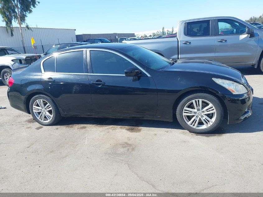 2012 Infiniti G37 Journey VIN: JN1CV6AP7CM933343 Lot: 43130054