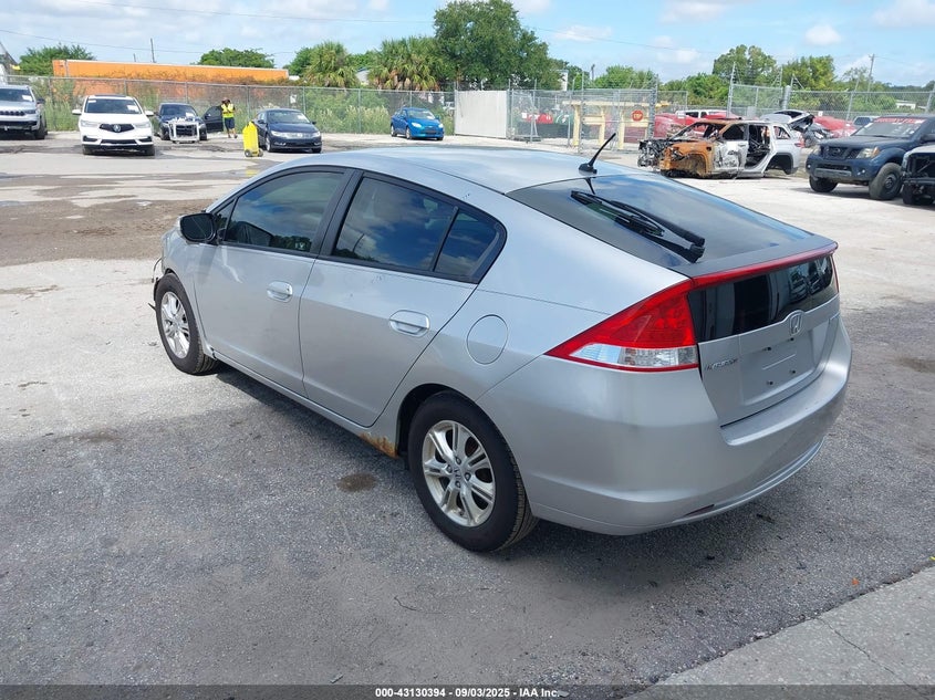 Vin: jhmze2h77as028811, lot: 43624718, honda insight ex 20103