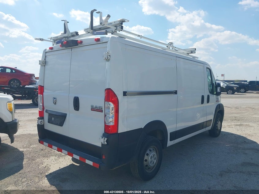 Vin: 3c6trvag8le130090, lot: 43624829, ram promaster 1500 low roof 136 wb 20204
