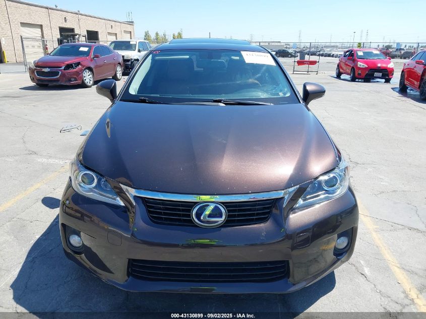 2012 Lexus Ct 200H Premium VIN: JTHKD5BH8C2111934 Lot: 43130899