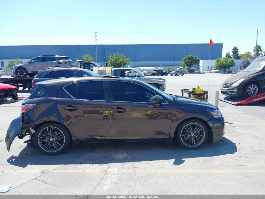 2012 Lexus Ct 200H Premium VIN: JTHKD5BH8C2111934 Lot: 43130899