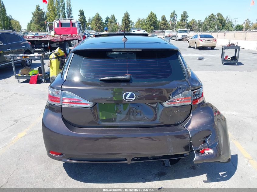 2012 Lexus Ct 200H Premium VIN: JTHKD5BH8C2111934 Lot: 43130899