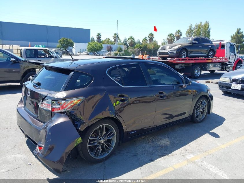 2012 Lexus Ct 200H Premium VIN: JTHKD5BH8C2111934 Lot: 43130899