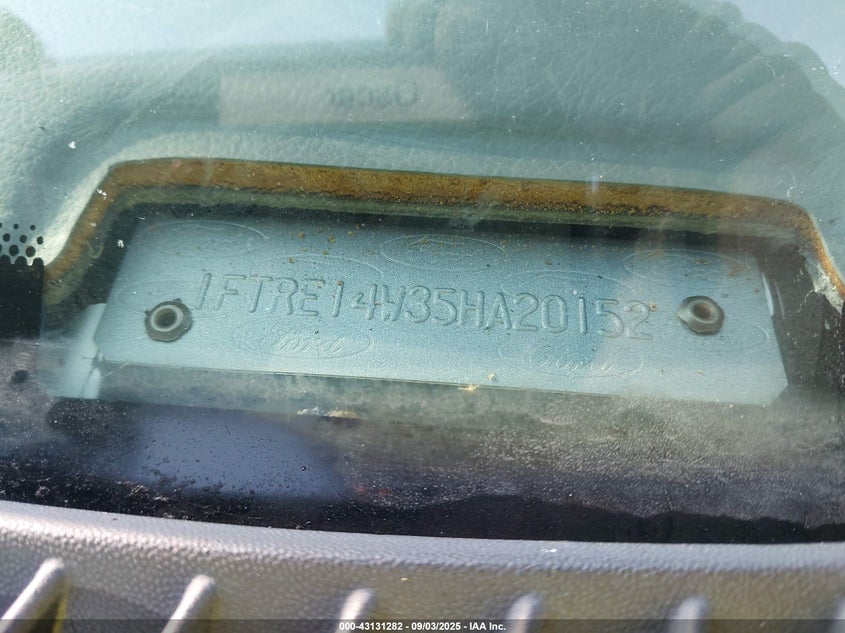 2005 Ford E-150 Commercial/Recreational VIN: 1FTRE14W35HA20152 Lot: 43131282