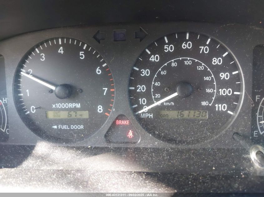 2002 Chevrolet Prizm Lsi VIN: 1Y1SK52822Z418377 Lot: 43131311