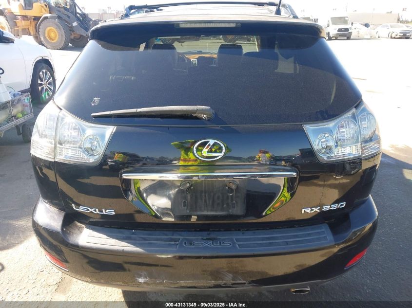 2005 Lexus Rx 330 VIN: JTJHA31U050089124 Lot: 43131349