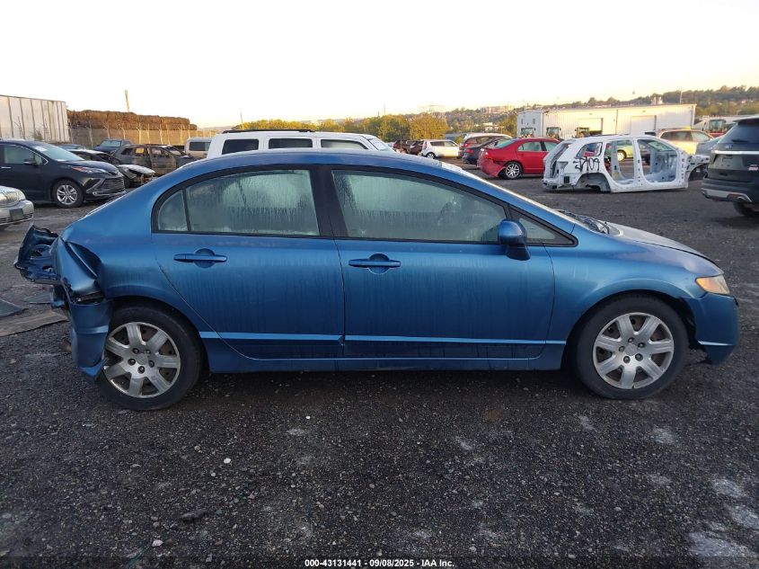2008 Honda Civic Lx VIN: 2HGFA16548H533199 Lot: 43131441