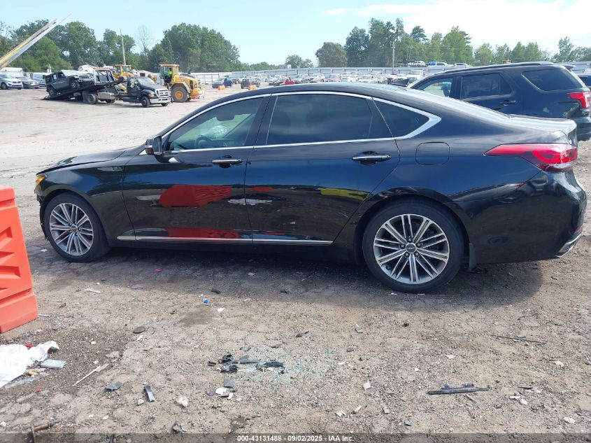 2018 Genesis G80 3.8 VIN: KMHGN4JE8JU268379 Lot: 43131488