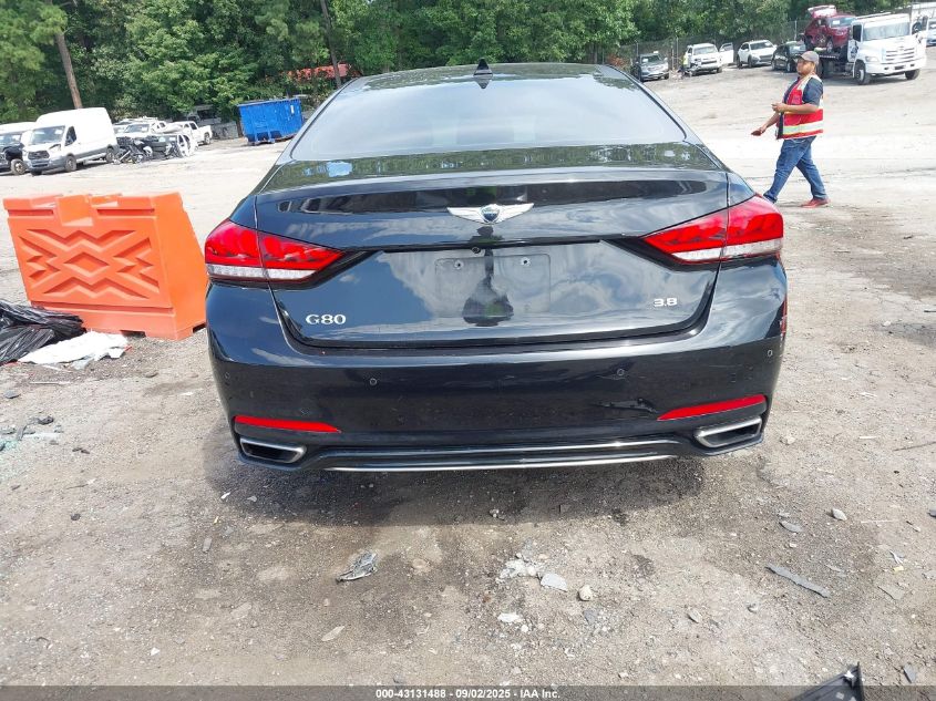 2018 Genesis G80 3.8 VIN: KMHGN4JE8JU268379 Lot: 43131488
